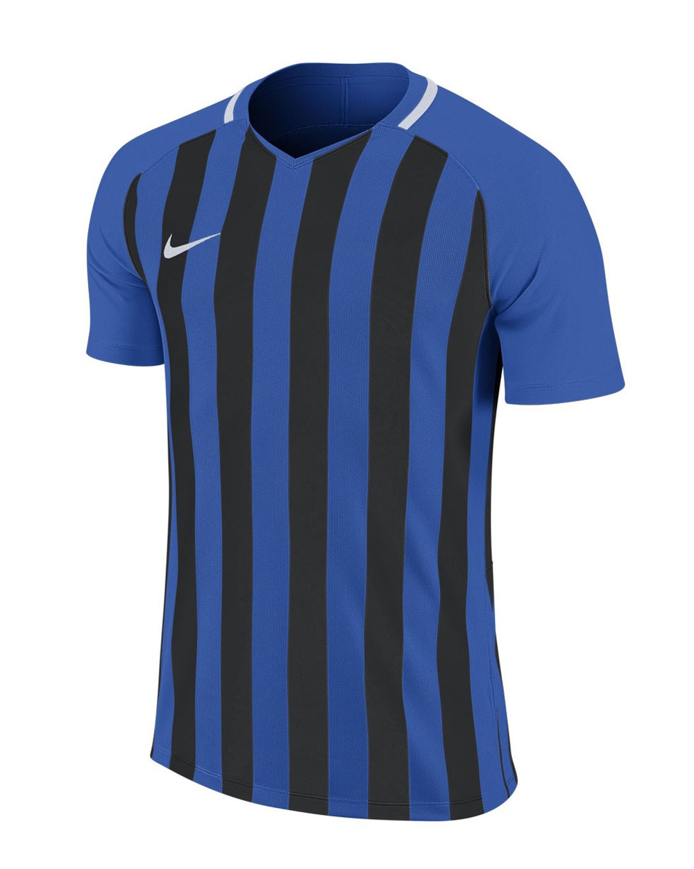 camisetas de futbol azul y negro
